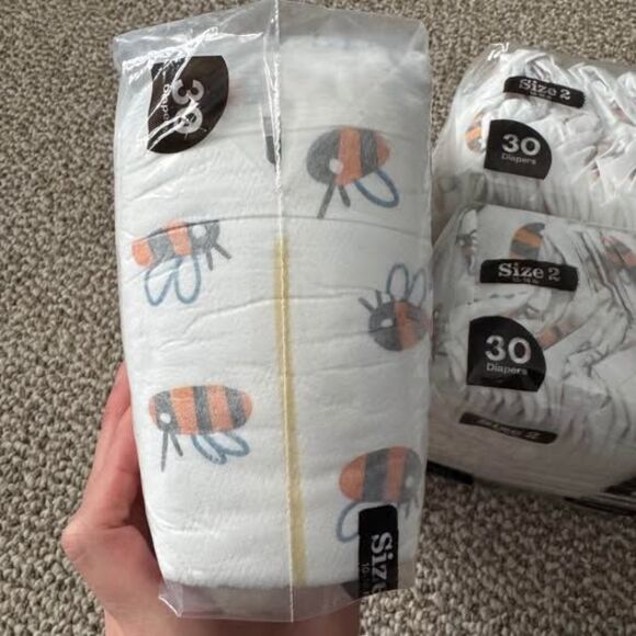 Size 2 Unopened Packages of Hello Bello Premium Baby Diapers - 3 x 30 count - Picture 4 of 6